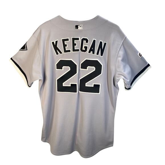 Chicago White Sox Keegan #22 MLB Majestic Authentic‎ Baseball Jersey Gray - Picture 2 of 16